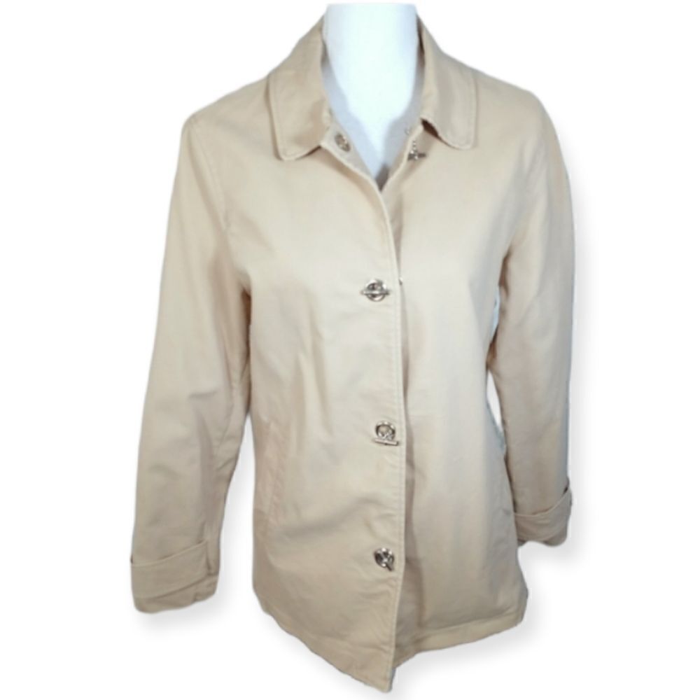 GEORGE BEIGE JACKET SZ.L GUC